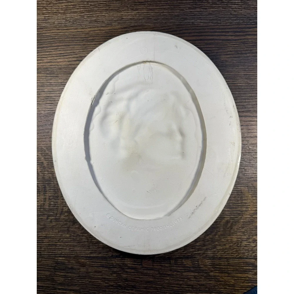 Vintage Duncan‎ Ceramic Lady Wall Plaque 1975